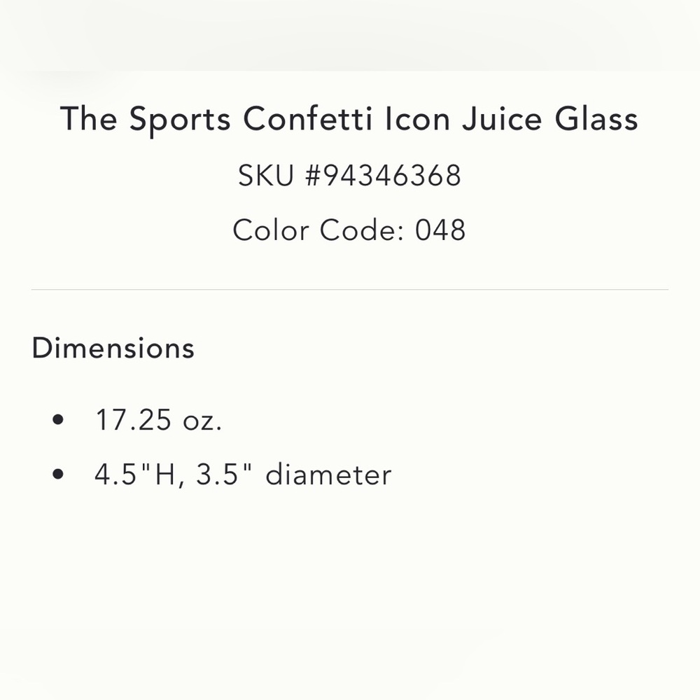 Anthropologie Blue Speckled Glass Tumbler w/ footballs. - Picture 3 of 7